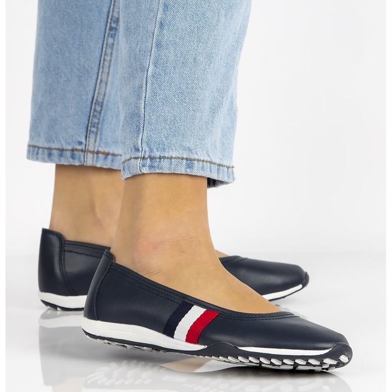 Kožené boty Filippo DP2063 / 21 Nv tmavě modrá námořnická modrá 2