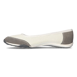 Kožené boty Filippo DP142 / 21 Wh Gr bílo-šedé bílý šedá 7