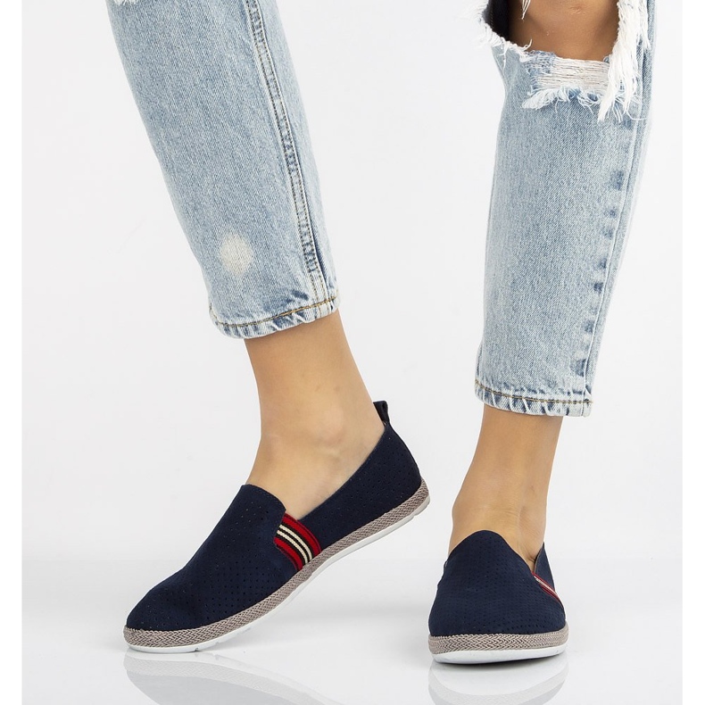 Kožené boty Filippo DP2309 / 21 Nv tmavě modrá námořnická modrá 2