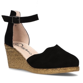 Kožené sandály Filippo DS1394 / 21 Bk Black černý 1