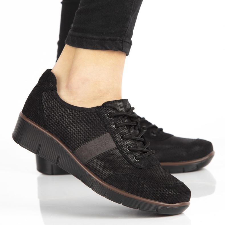 Kožené boty Filippo DP028 / 21 Bk černé černá 1