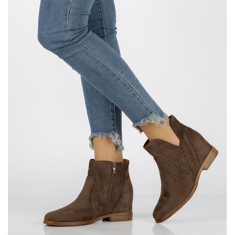 Hnědé boty Filippo DBT2070 / 21 Br hnědý 1