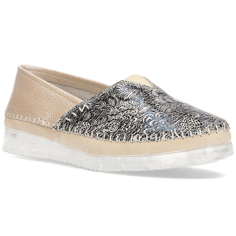 Kožené boty Filippo DP2147 / 21 Be beige béžový vícebarevný 1