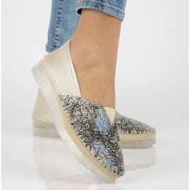 Kožené boty Filippo DP2147 / 21 Be beige béžový vícebarevný 2