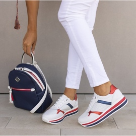 Kožené tenisky Filippo DP2004 / 21 Wh bílé bílý 1 Kožené tenisky Filippo DP2004 / 21 Wh bílé bílý 1