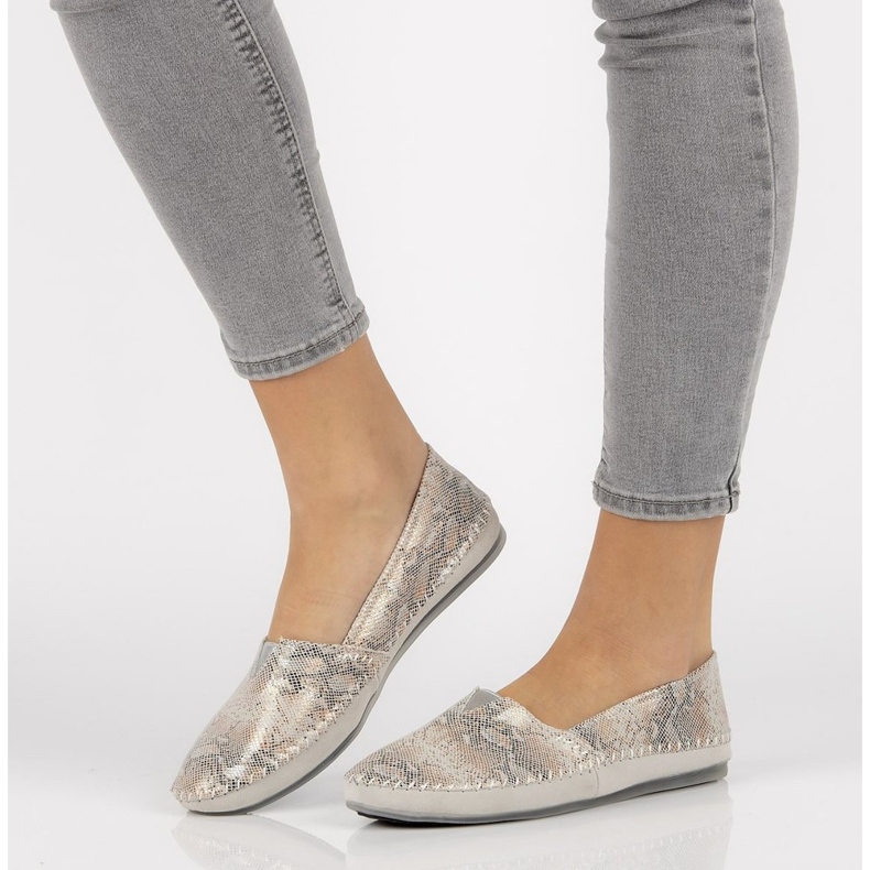 Kožené boty Filippo DP031 / 21 Gr šedé šedá 1