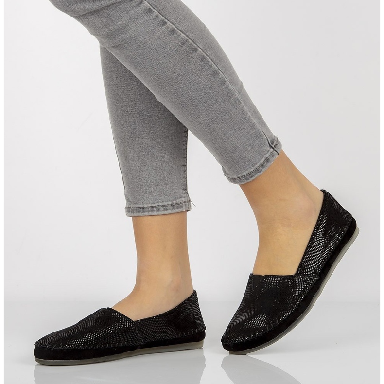 Kožené baleríny Filippo DP031 / 21 Bk černé černá 2