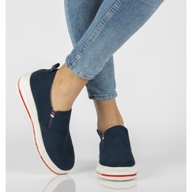 Kožené boty Filippo DP2009 / 21 Nv tmavě modrá námořnická modrá 1