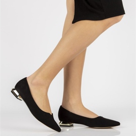 Černé boty na vysokém podpatku Filippo DP2091 / 21 Bk černá 2