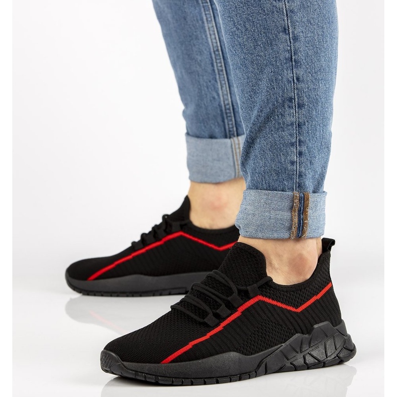 Pánské tenisky Filippo MTN2291 / 21 Bk Rd černá červené 1