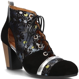 Kožené boty Filippo 03938-01 Black černý 1