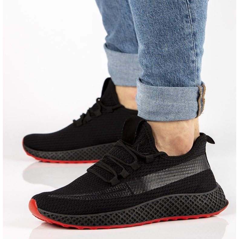 Černé pánské tenisky Filippo MTN2179 / 21 Bk Rd černý 1