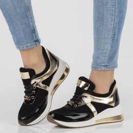 Kožené tenisky Filippo 086 černé černá 1