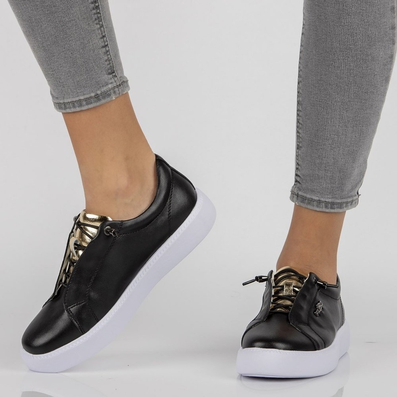 Kožené boty Filippo DP2041 / 21 Bk černé černá 1