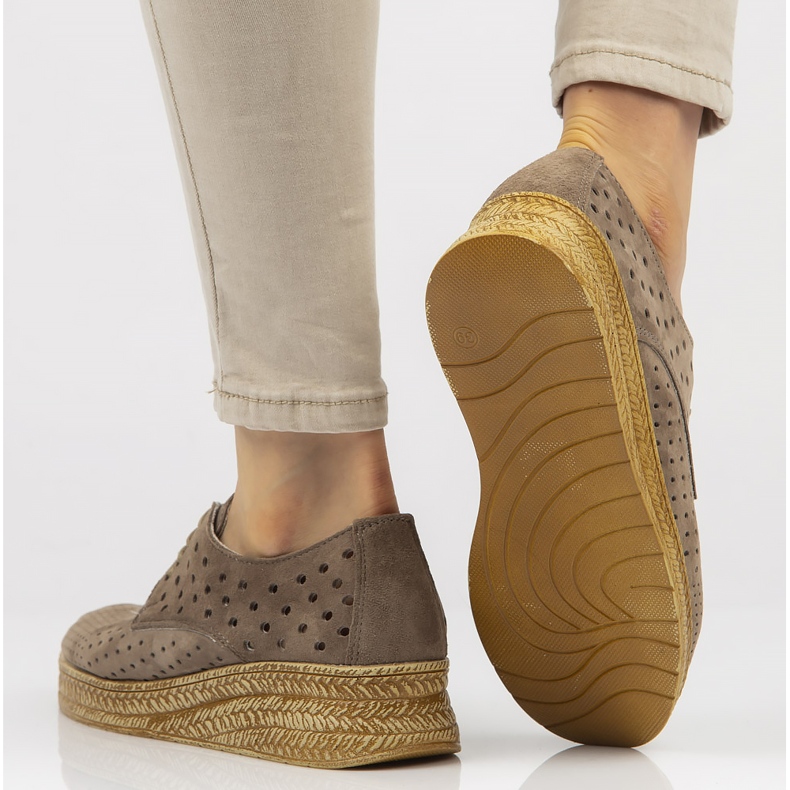 Kožené boty Filippo DP2162 / 21 Sd hnědé hnědý 1