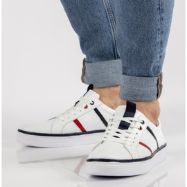 Kožené boty Filippo MP2146 / 21 Wh bílé bílý 1