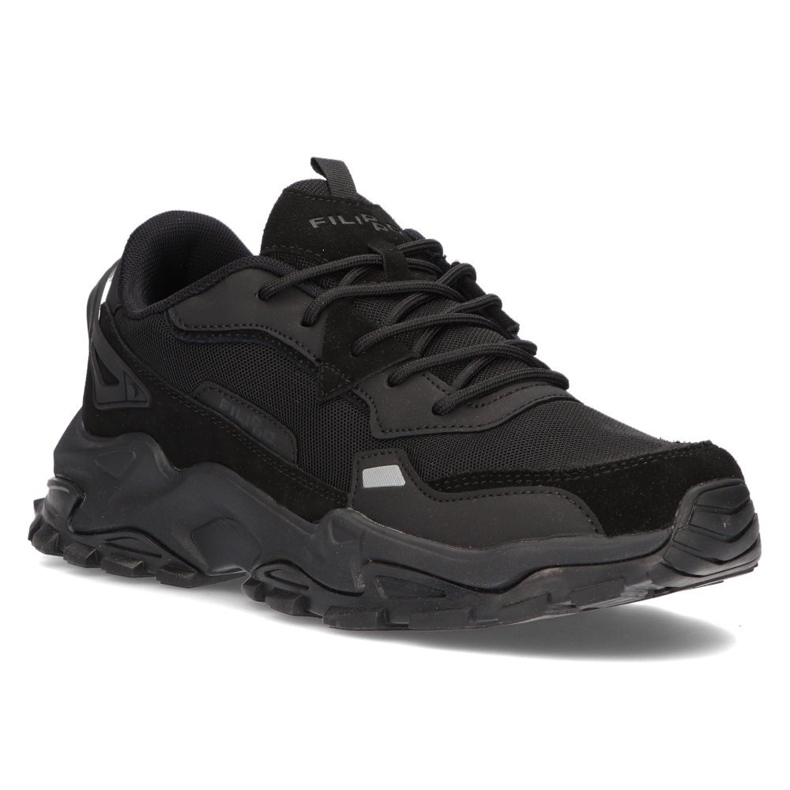 Kožené boty Filippo MSP2122 / 21 Bk černé černá 1