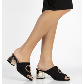 Filippo DK2088 / 21 Bk černé pantofle černá 1