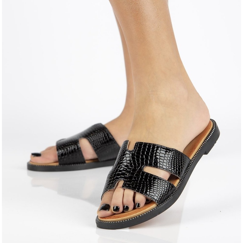 Pantofle Filippo DK2100 / 21 Bk černé černá 1