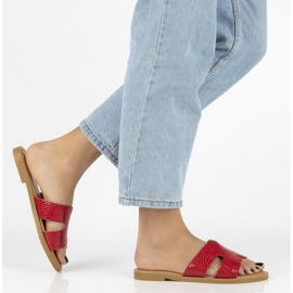 Pantofle Filippo DK2100 / 21 Rd Červené 1