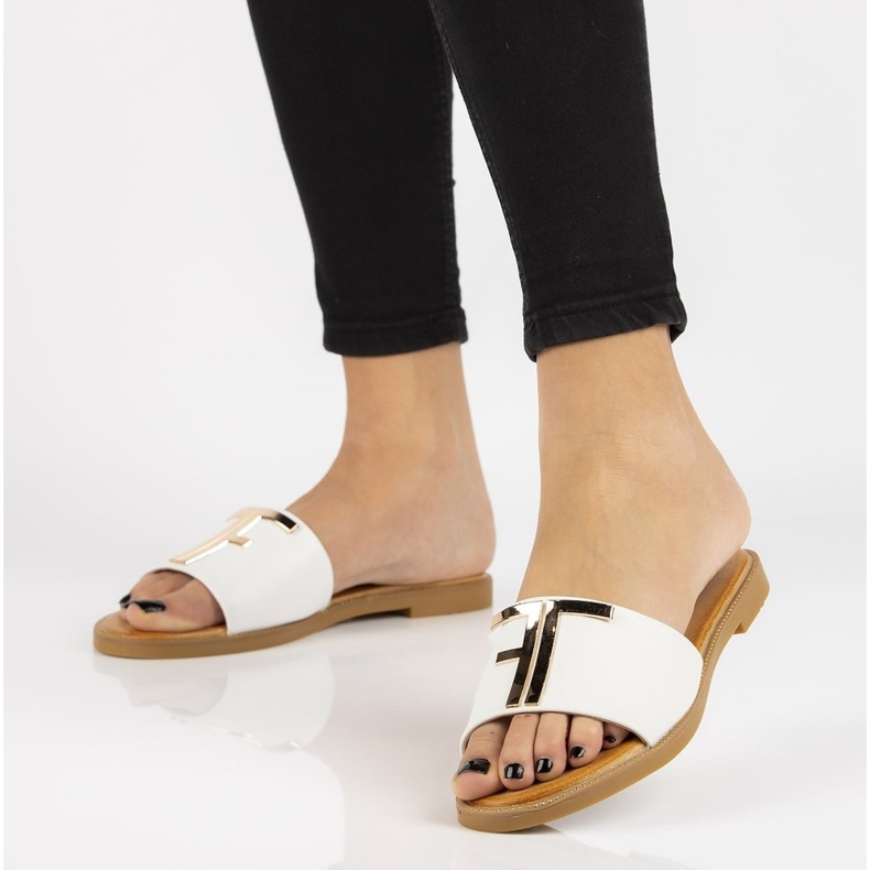 Filippo DK2103 / 21 Wh bílé pantofle bílý 2