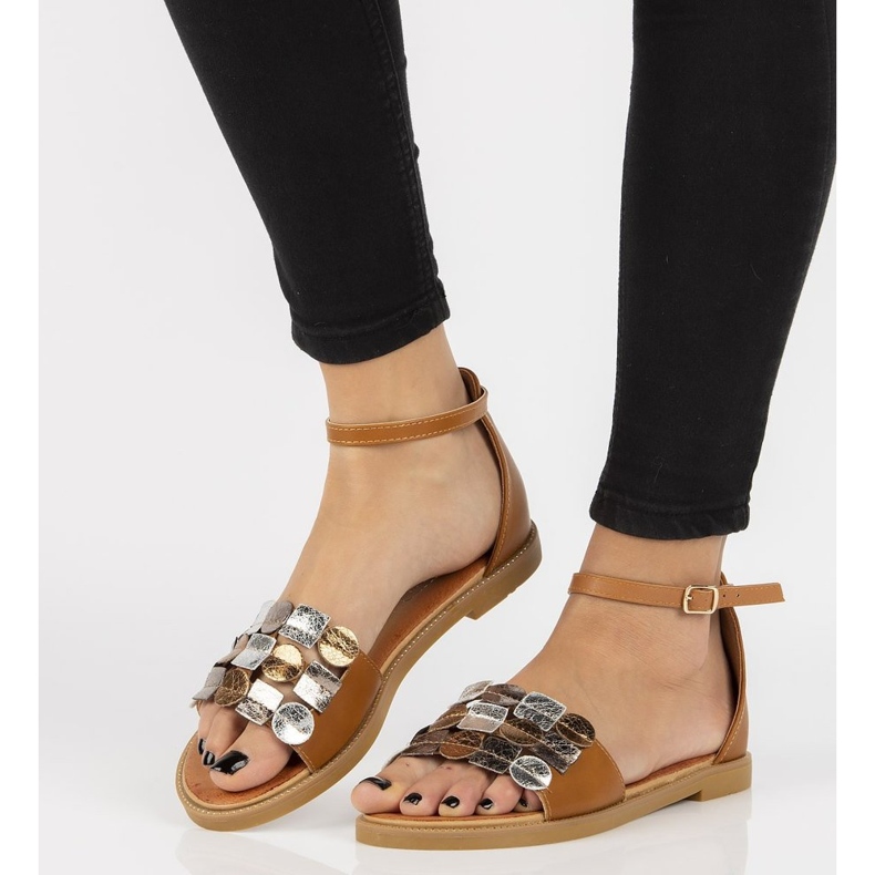 Hnědé sandály Filippo DS1286 / 21 Br hnědý 1