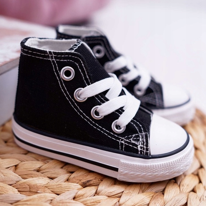 FRROCK Klasické dětské tenisky Filemon černá černá 1