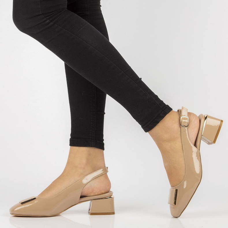 FILIPPO DP2086 / 21 Lodičky na podpatku Béžová béžový 1