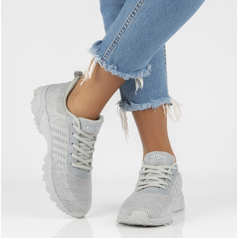 Sportovní boty Filippo DSP1445 / 21 Gr šedé šedá 1 Sportovní boty Filippo DSP1445 / 21 Gr šedé šedá 1