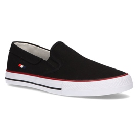 Černé Slip-on tenisky Filippo Mtn210 / 21 Bk černý 1