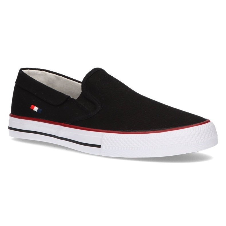 Černé Slip-on tenisky Filippo Mtn210 / 21 Bk černý 1