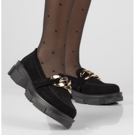 Kožené boty Filippo DP3221 / 21 Bk S černé černá 2