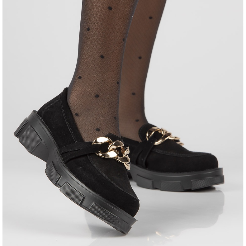 Kožené boty Filippo DP3221 / 21 Bk S černé černá 2