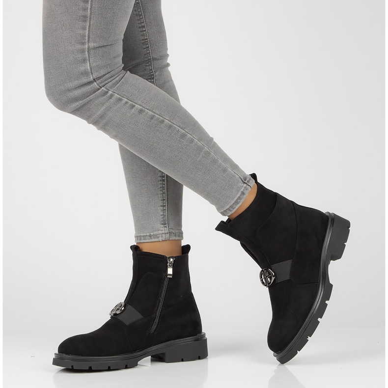 Černé boty Filippo DBT3330 / 21 Bk černá 1