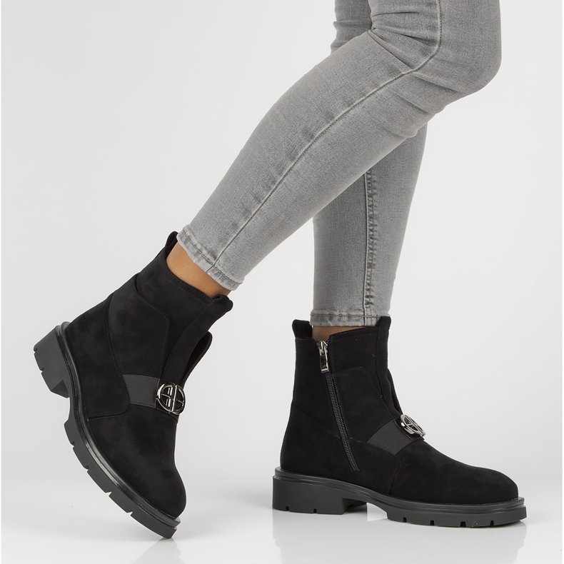 Černé boty Filippo DBT3330 / 21 Bk černá 2