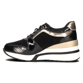 Kožené tenisky Filippo DP3167 / 21 Bk černá 1