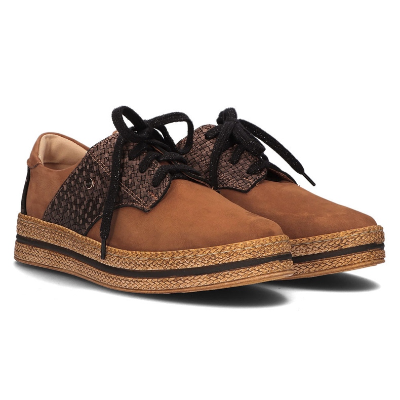 Kožené boty Filippo 10123 hnědé hnědý 2