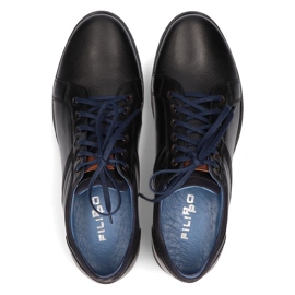 Kožené boty Filippo 1703 černé černý 1