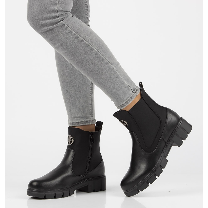 Černé boty Filippo DBT3050 / 21 Bk černá 1