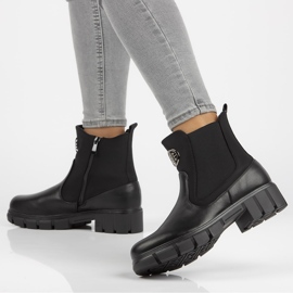 Černé boty Filippo DBT3050 / 21 Bk černý 2