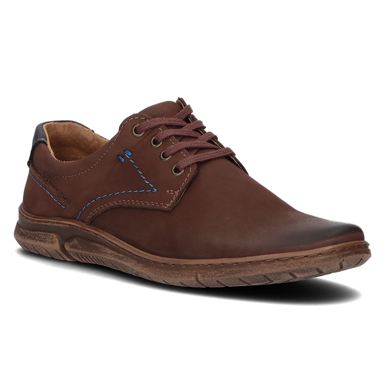 Kožené boty Filippo 858 hnědé hnědý 1