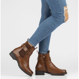 Hnědé boty Filippo DBT3011 / 21 Br hnědý 1