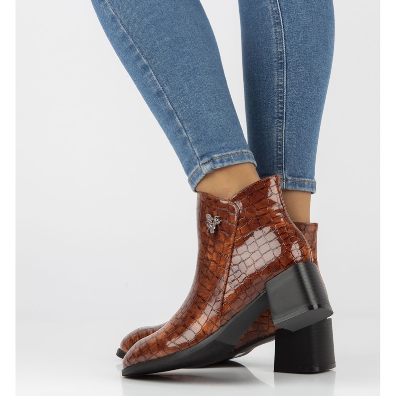 Hnědé boty Filippo DBT3116 / 21 Br hnědý 1