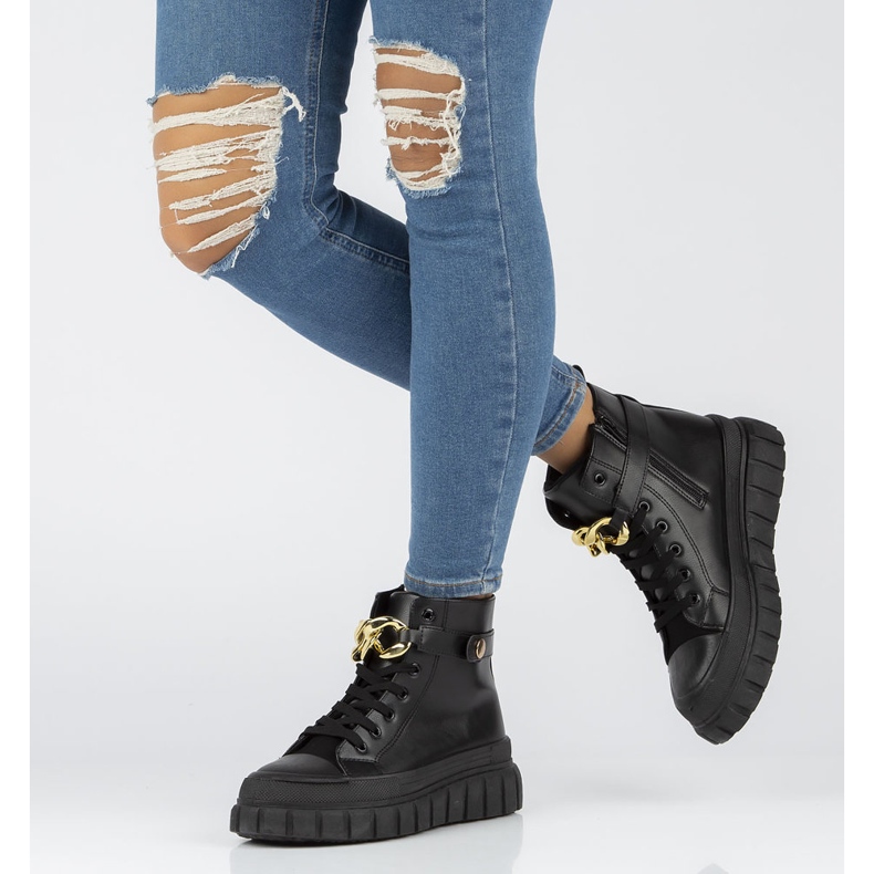 Černé boty Filippo V2001 černý 1