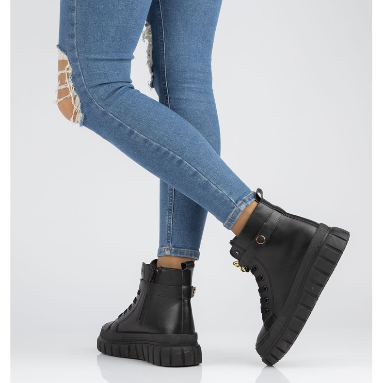 Černé boty Filippo V2001 černý 2