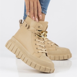 Khaki boty Filippo V2001 2