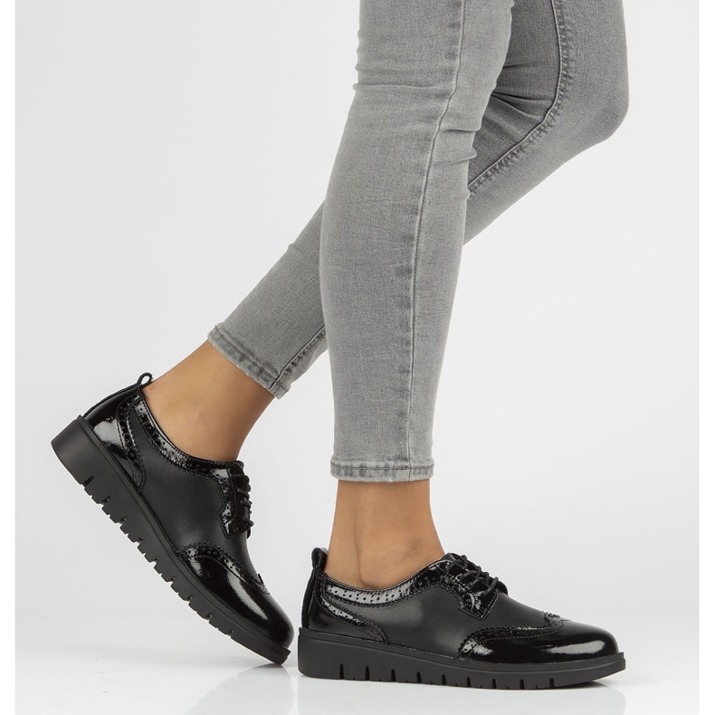 Kožené boty Filippo DP3206 / 21 Bk černé černá 1