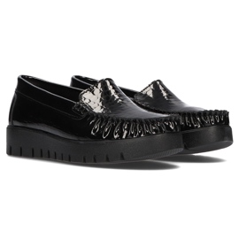 Kožené boty Filippo DP3024 / 21 Bk Cr černé černá 1