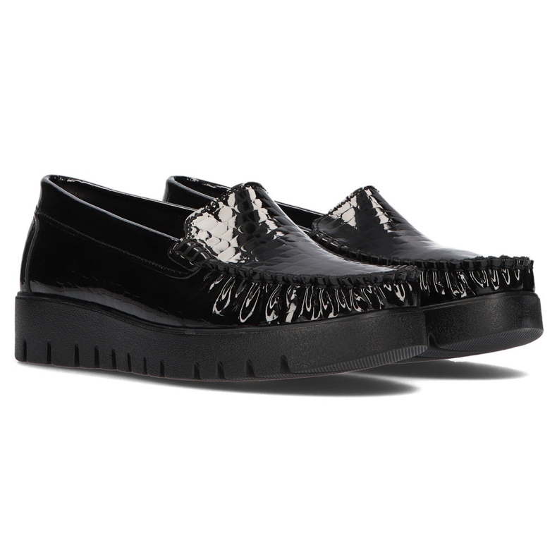 Kožené boty Filippo DP3024 / 21 Bk Cr černé černá 1