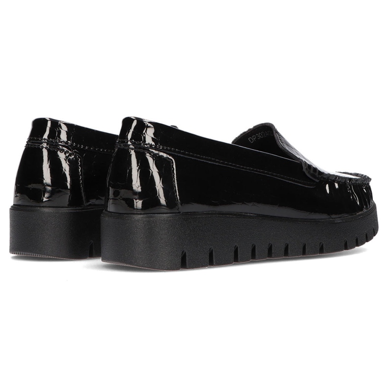 Kožené boty Filippo DP3024 / 21 Bk Cr černé černá 2